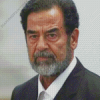 Saddam Hussein Iraqi Statesman Diamond Painting