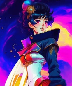 Sailor Mars Anime Girl Diamond Painting