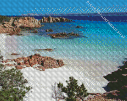 Sardinia Island Seascape Diamond Painting