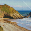 Saundersfoot Wales Beach Diamond Painting