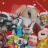 Sing Movie Characters Celebrating The Christmas Diamond Painting