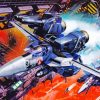 Spaceships Macross Anime Diamond Painting