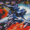 Spaceships Macross Anime Diamond Painting