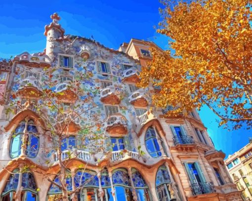 Spain Casa Batllo Diamond Painting