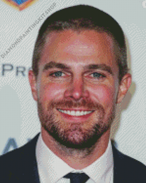 Stephen Amell Smiling Diamond Painting