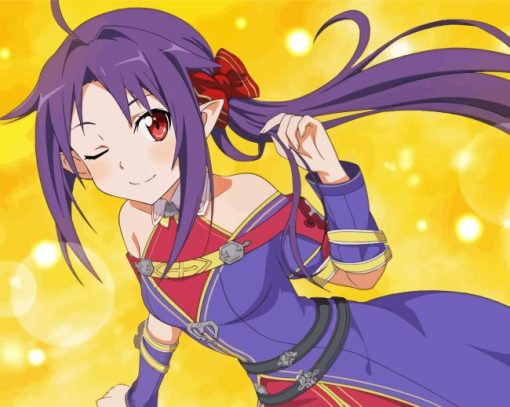 Sword Art Online Yuuki Konno Character Diamond Painting