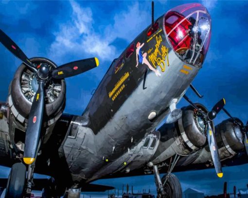 The Memphis Belle Military Airplane Diamond Painting