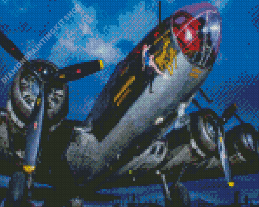 The Memphis Belle Military Airplane Diamond Painting