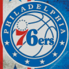 The Philadelphia 76ers Logo Diamond Painting