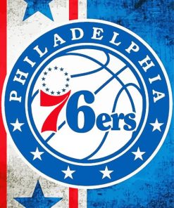 The Philadelphia 76ers Logo Diamond Painting