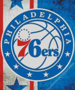 The Philadelphia 76ers Logo Diamond Painting