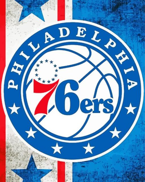 The Philadelphia 76ers Logo Diamond Painting