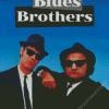 Two Actors With Hats On Blues Brothers Movie Poster