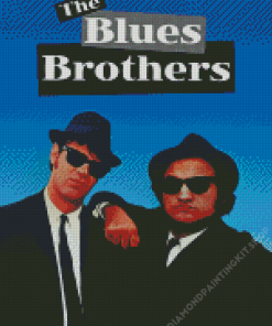 Two Actors With Hats On Blues Brothers Movie Poster