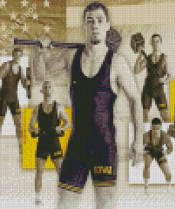 The Iowa Wrestling Diamond Painting