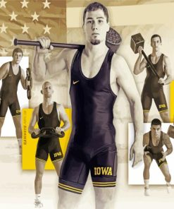 The Iowa Wrestling Diamond Painting