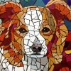 The Mosaic Dog Animal Diamond Painting