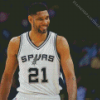 Tim Duncan Smiling Diamond Painting