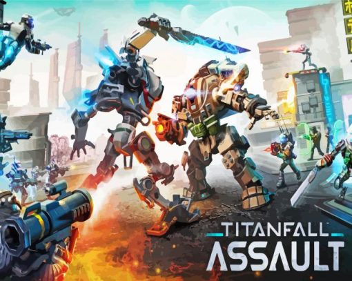 Titanfall Assault Game Poster Diamond Painting