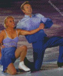 Torvill And Dean Ice Dancers Diamond Painting