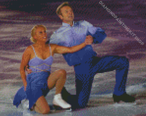 Torvill And Dean Ice Dancers Diamond Painting