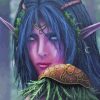 Tyrande Whisperwind Face Diamond Painting