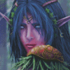 Tyrande Whisperwind Face Diamond Painting