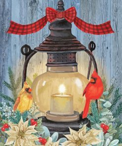 Warm Winter Candle Diamond Painting