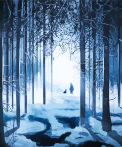 Winter Forest Diamond Painting