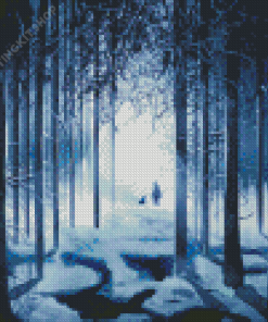 Winter Forest Diamond Painting