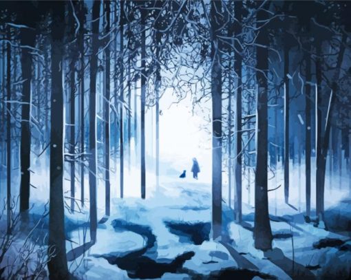 Winter Forest Diamond Painting