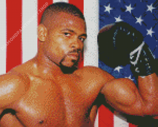 Young Roy Jones Jr Diamond Painting