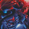 Zorua With Zoroark Art Diamond Painting