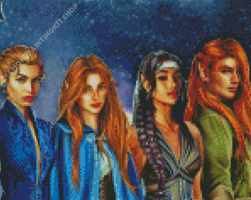 A Court Of Thorns And Roses Diamond Painting