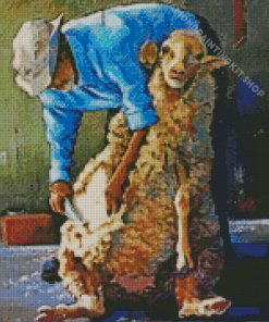 Aesthetic Shearing Diamond Painting