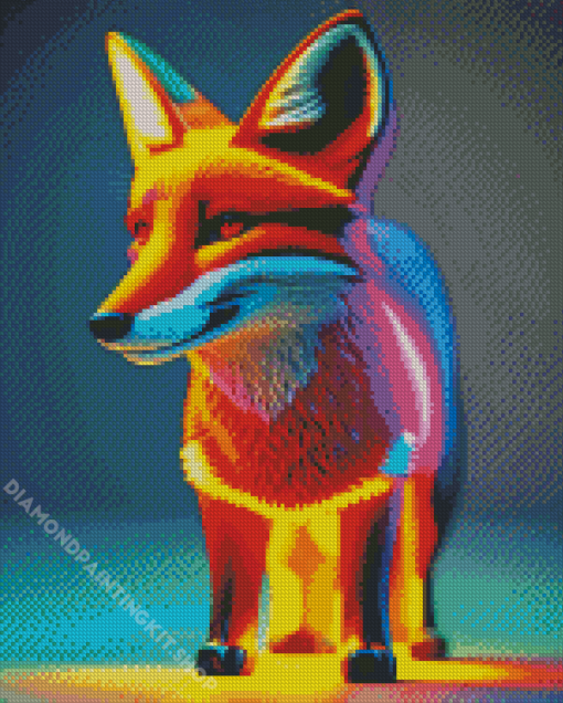 Aesthetic Fox Diamond Painting