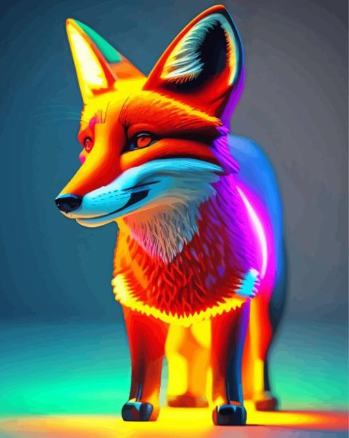 Aesthetic Fox Diamond Painting