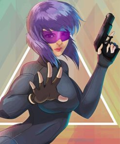 Anime Girl Motoko Kusanagi Diamond Painting