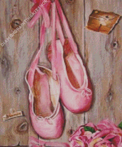 Ballet Shoes Diamond Painting