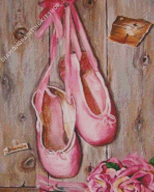 Ballet Shoes Diamond Painting