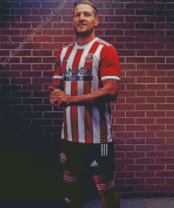 Billy Sharp Sheffield United Team Player Diamond Painting