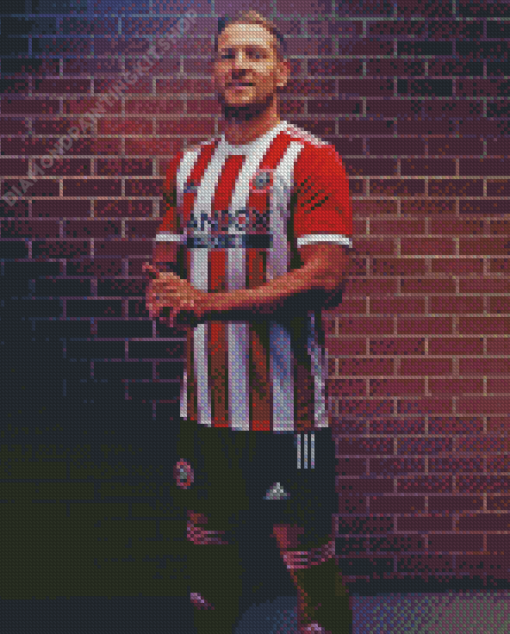 Billy Sharp Sheffield United Team Player Diamond Painting