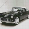 Black 1956 Thunderbird Car Diamond Painting