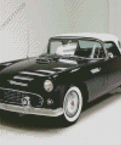 Black 1956 Thunderbird Car Diamond Painting