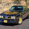 Black 1977 Firebird Diamond Painting