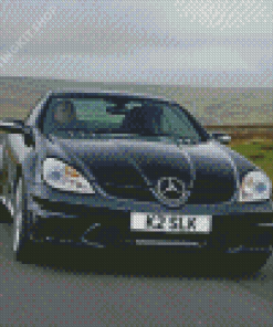 Black Mercedes Slk Diamond Painting