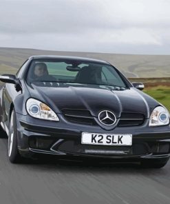 Black Mercedes Slk Diamond Painting