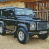 Black Land Rover Jeep Car Diamond Painting