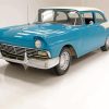 Blue Ford 1957 Car Diamond Painting