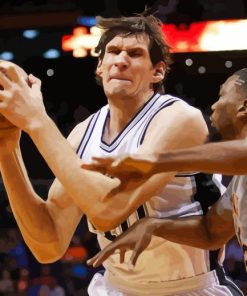 Boban Marjanovic Playing Basketball Diamond Painting